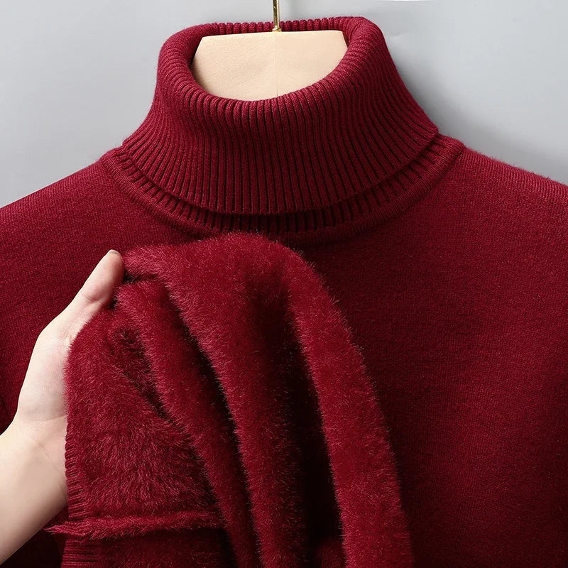 Vexaroa Men's Anti-Pilling Turtleneck Sweater — product image 34