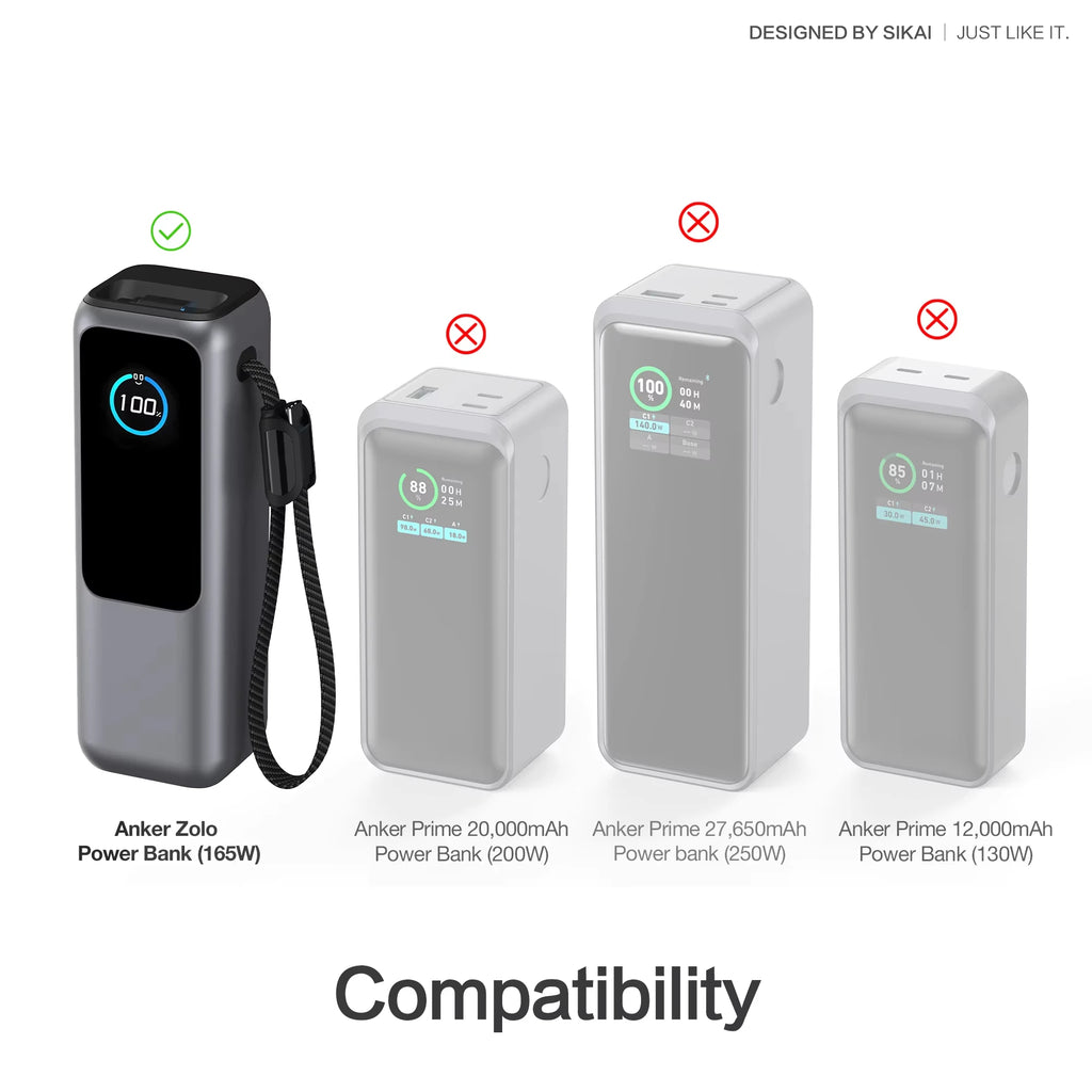 Vexaroa silicone protective case for Anker Zolo power bank — product image 5