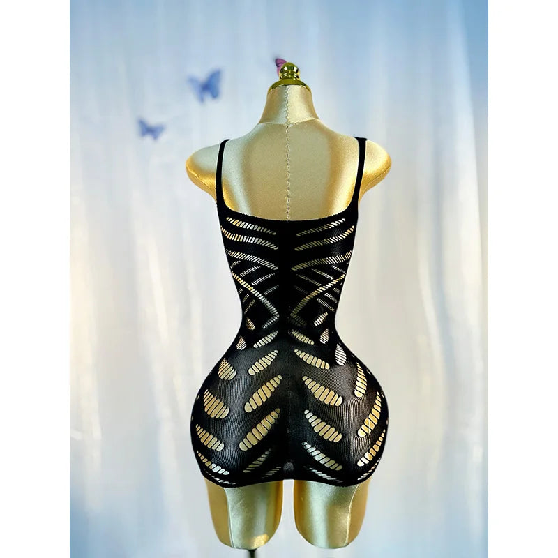 Vexaroa Hollow Out Fishnet Cover-Up Beach Dress Summer Holiday