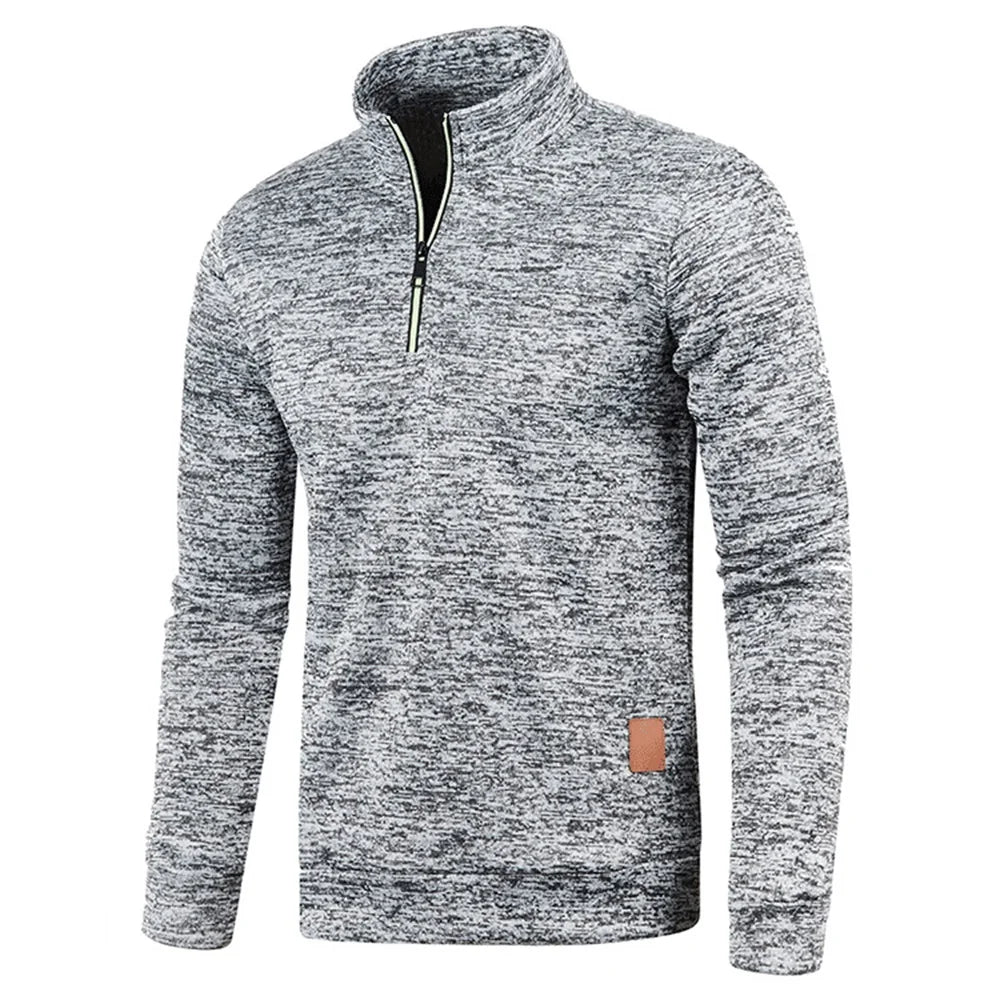 Vexaroa Men's Half-Zip Mock-Neck Sweatshirt — product image 31