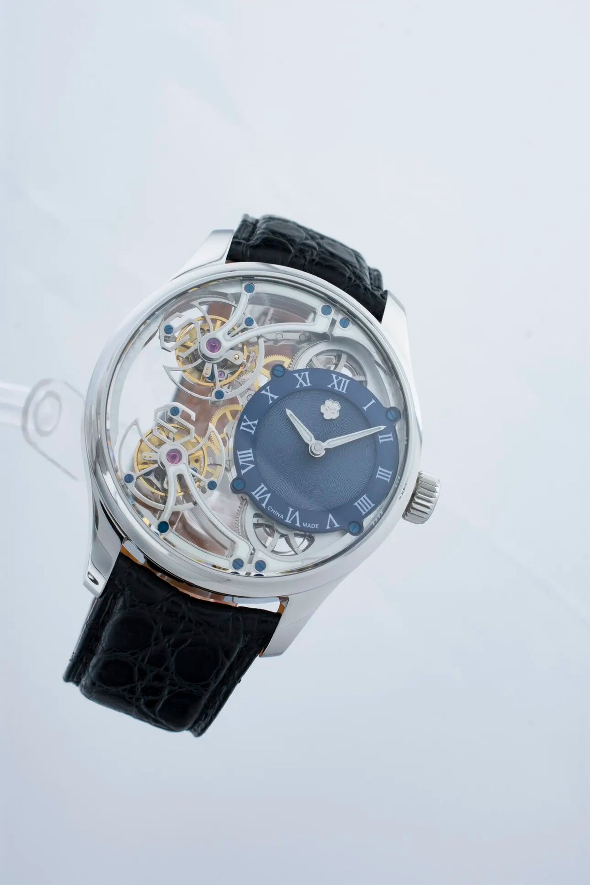 Double Tourbillon Mechanical Watch for Men | Skeleton Dial | Sapphire Crystal | Vexaroa