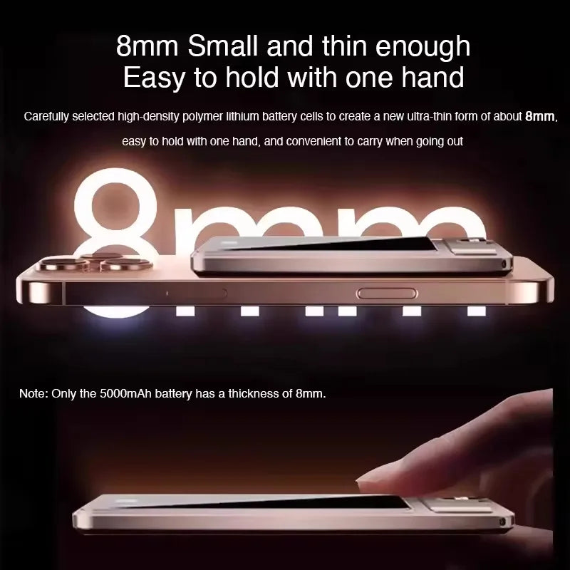 Vexaroa ultra-thin magnetic wireless power bank — product image 3
