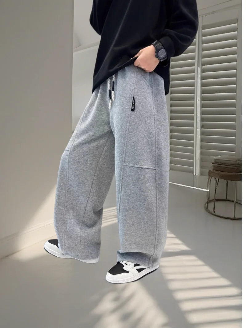 Vexaroa Boys' Black Elastic-Waist Sweatpants