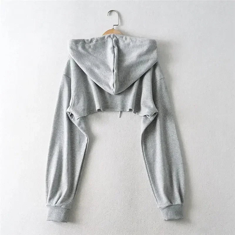 Vexaroa women's cropped sweatshirt streetwear style