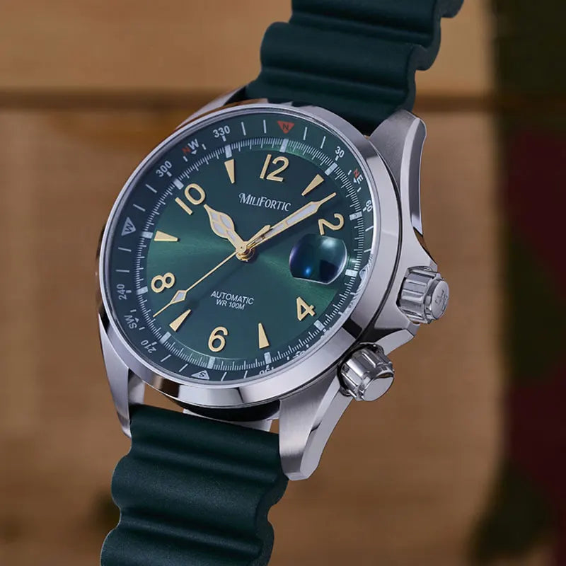 Vexaroa S089 39.5mm Compass Bezel Automatic Watch
