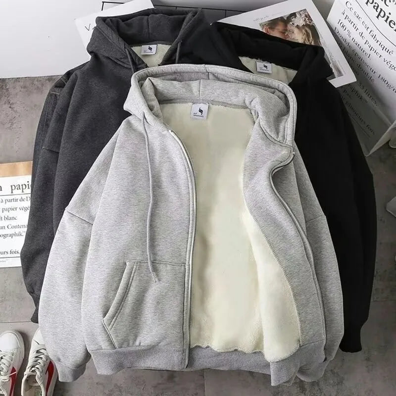 Vexaroa Men's Fleece-Lined Zip Hoodie Cardigan — product image 1