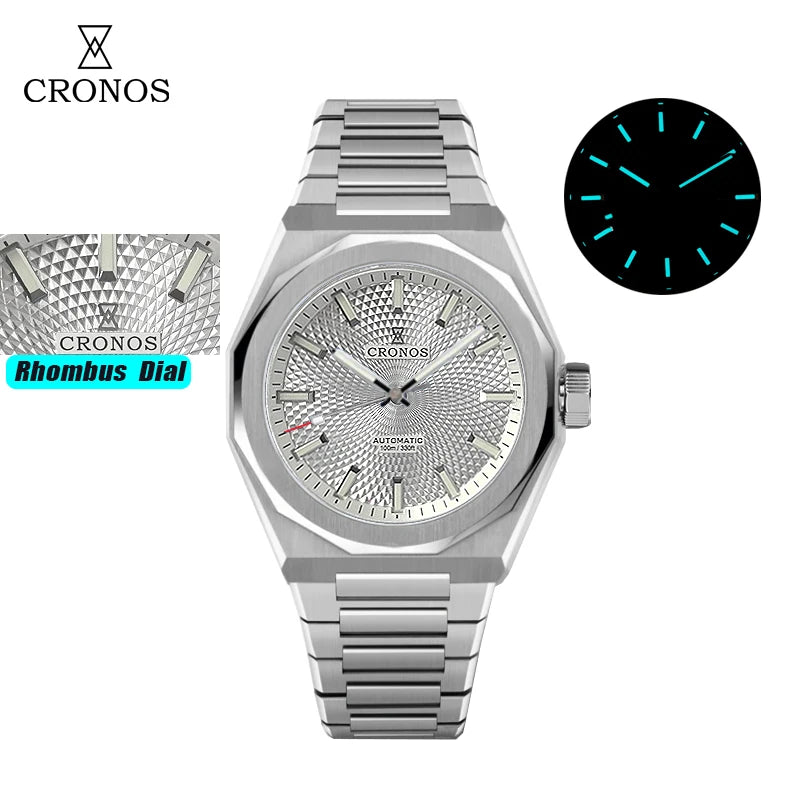 Vexaroa Cronos Rhombus Automatic Watch 10ATM Men's