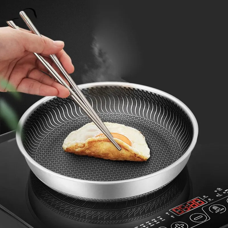Vexaroa Tri-Ply Stainless Steel Honeycomb Pan product photo, view 4
