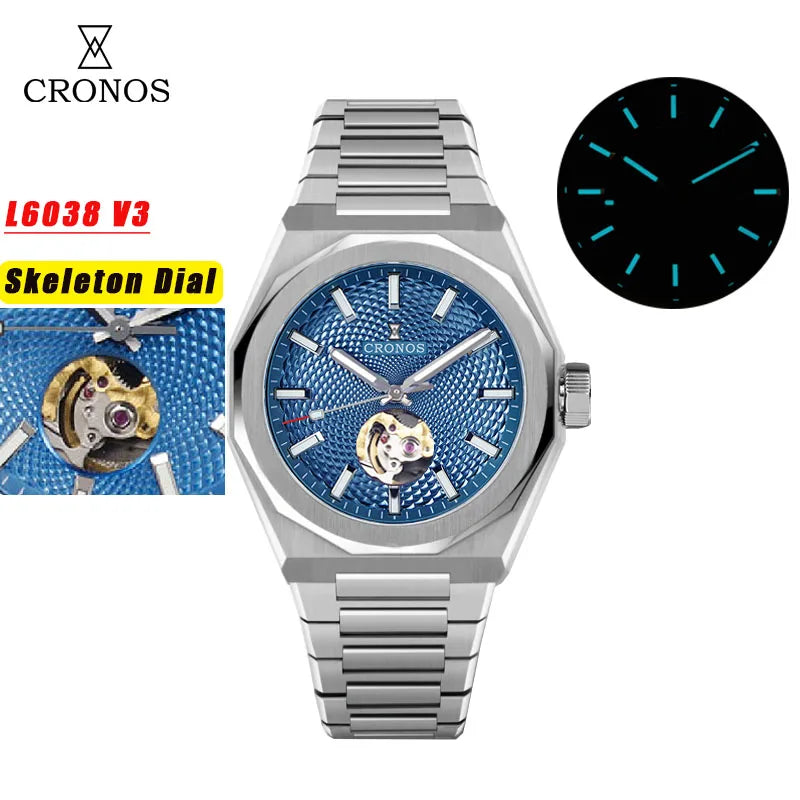 Vexaroa Cronos Rhombus Automatic Watch 10ATM Men's
