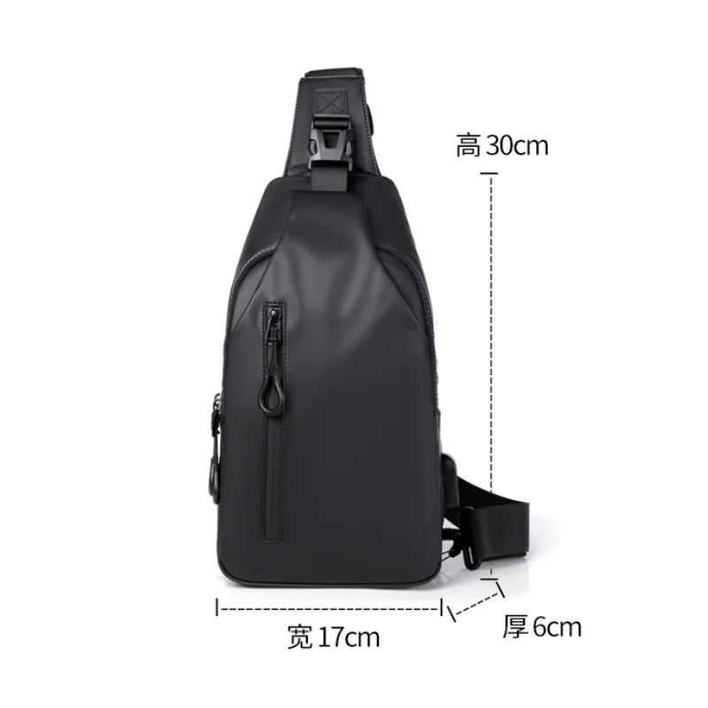 Vexaroa Men's Crossbody Chest Bag with USB Port - product image 2