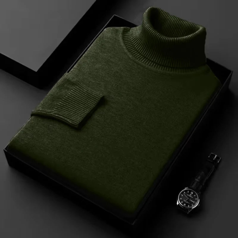 Vexaroa Men's Anti-Pilling Turtleneck Sweater