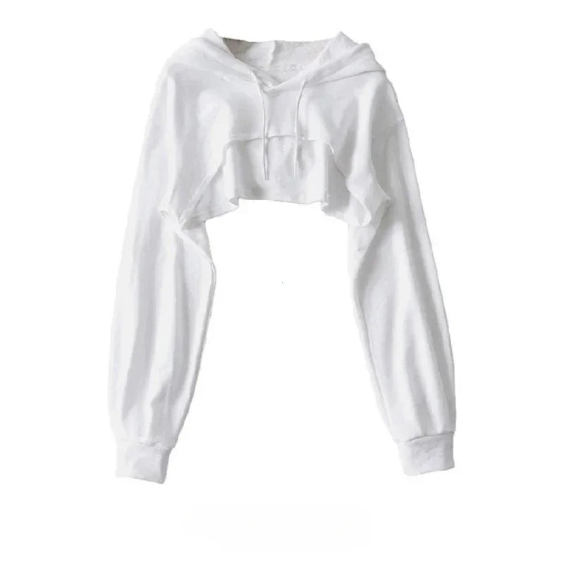 Vexaroa Women's Cropped Long Sleeve Hoodie