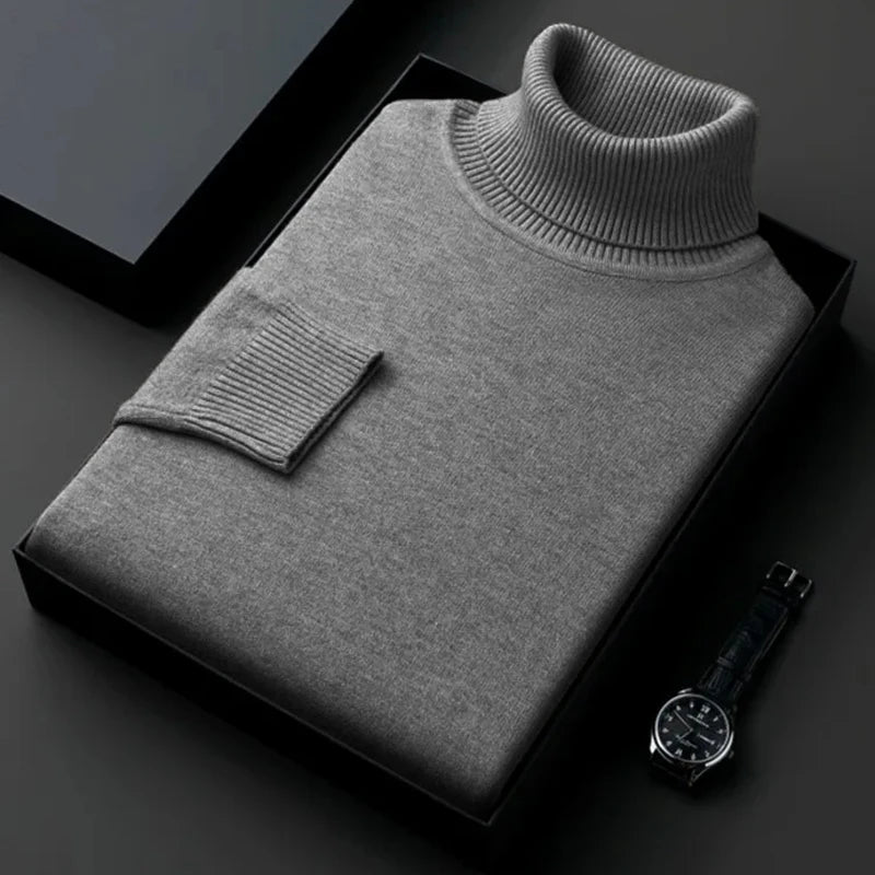 Vexaroa Men's Anti-Pilling Turtleneck Sweater — product image 40