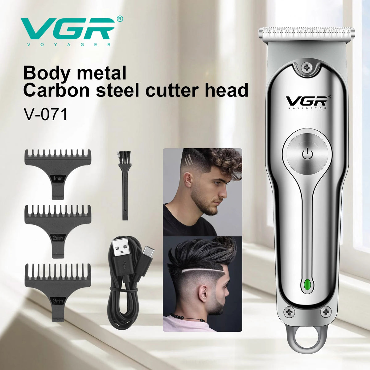 Vexaroa VGR V-071 T-Blade Cordless Hair Trimmer product image 2