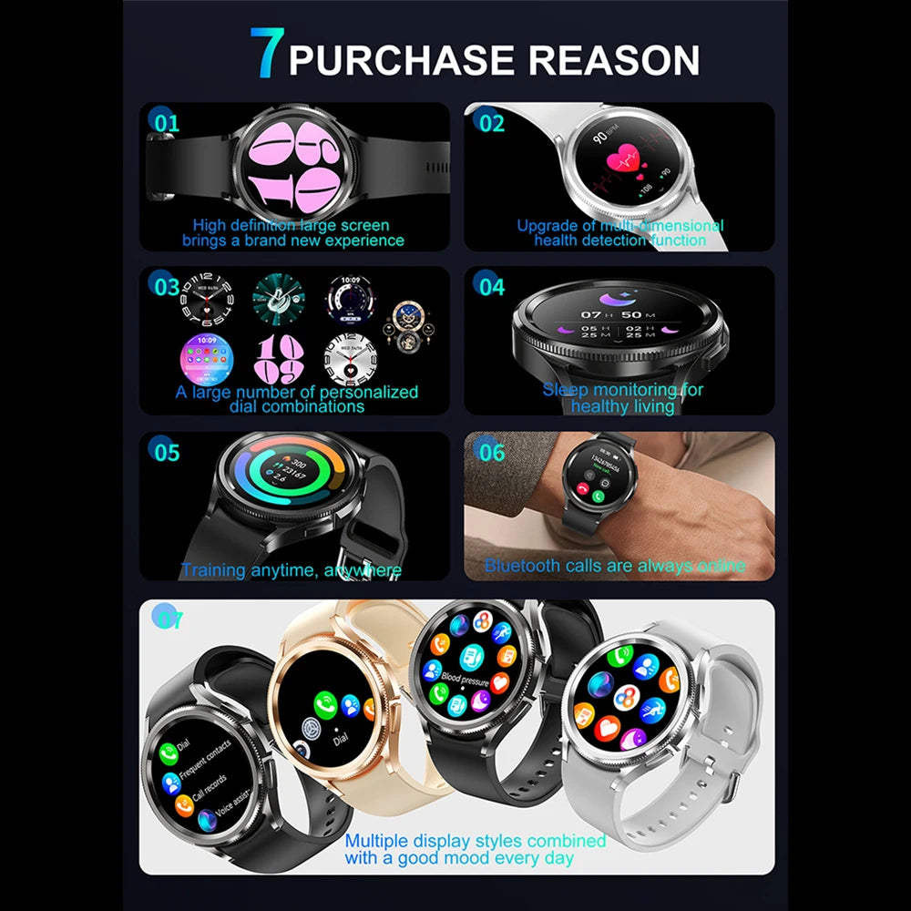 Vexaroa Watch 6 Classic GPS Bluetooth Smartwatch