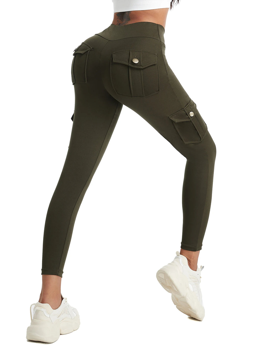 Vexaroa Women's Multi-Pocket Cargo Scrunch Leggings product image 10