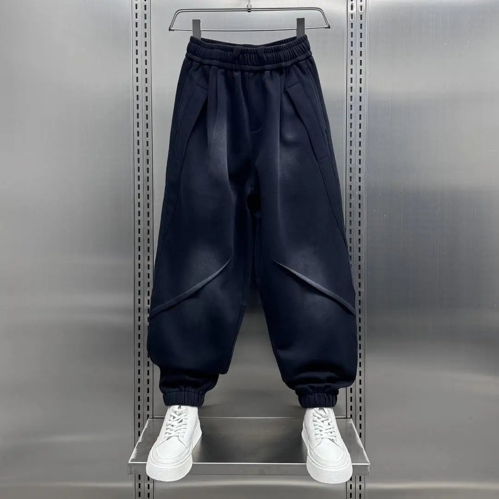 Vexaroa Men's Wide-Leg Streetwear Jogger Pants