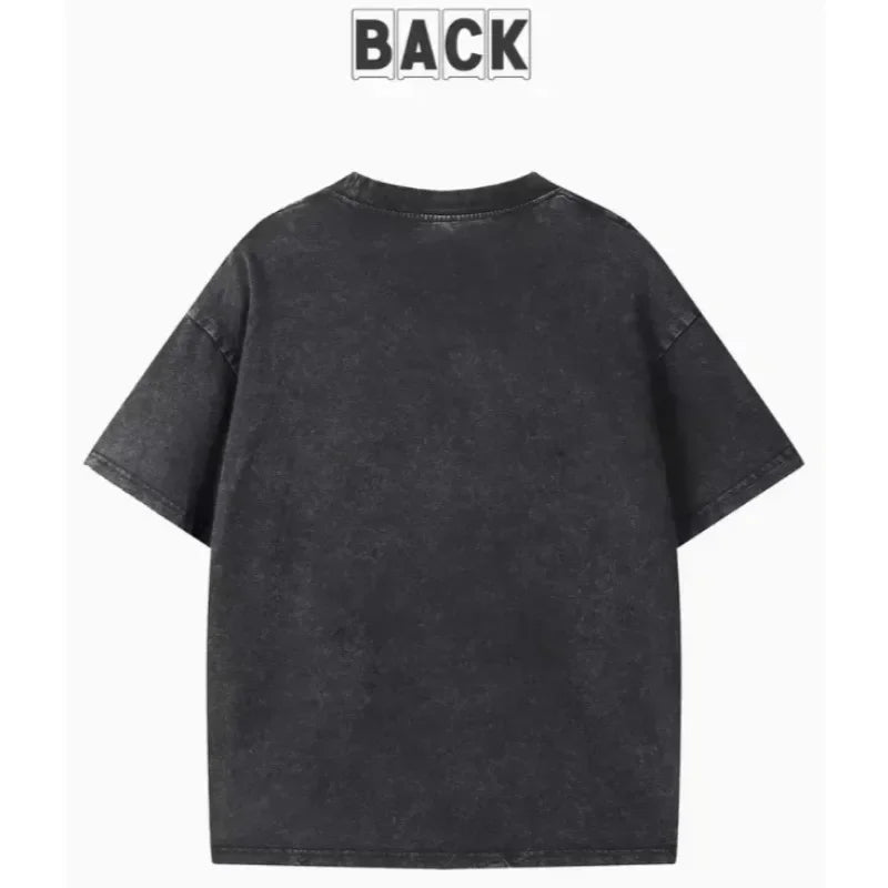 Vexaroa vintage black butterfly graphic oversized T-shirt - product gallery image 5