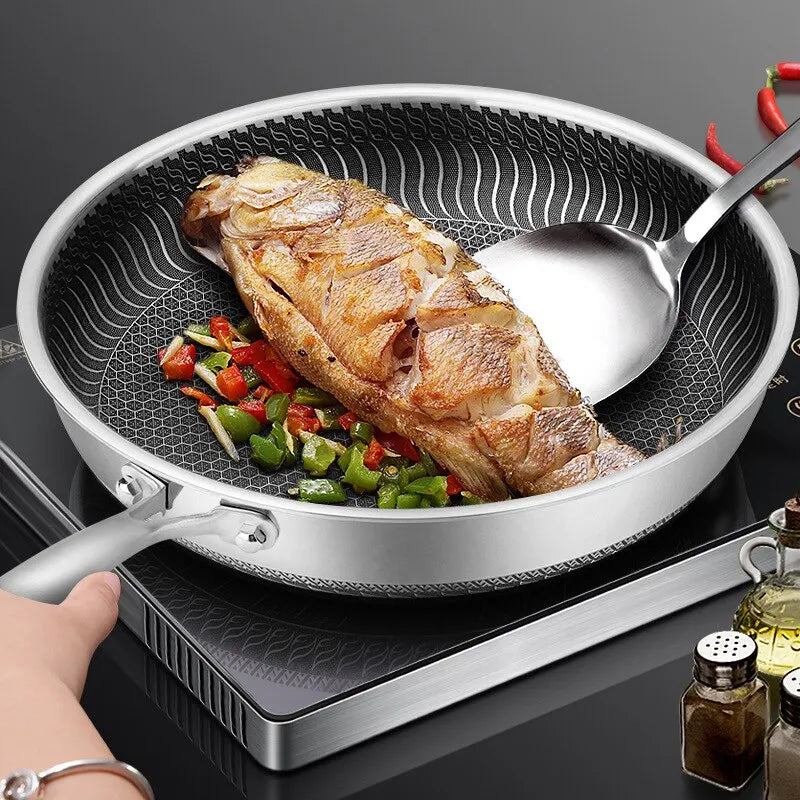 Vexaroa Tri-Ply Stainless Steel Honeycomb Pan product photo, view 2