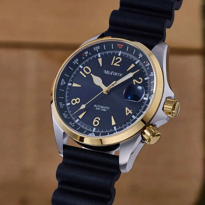 Vexaroa S089 39.5mm Compass Bezel Automatic Watch