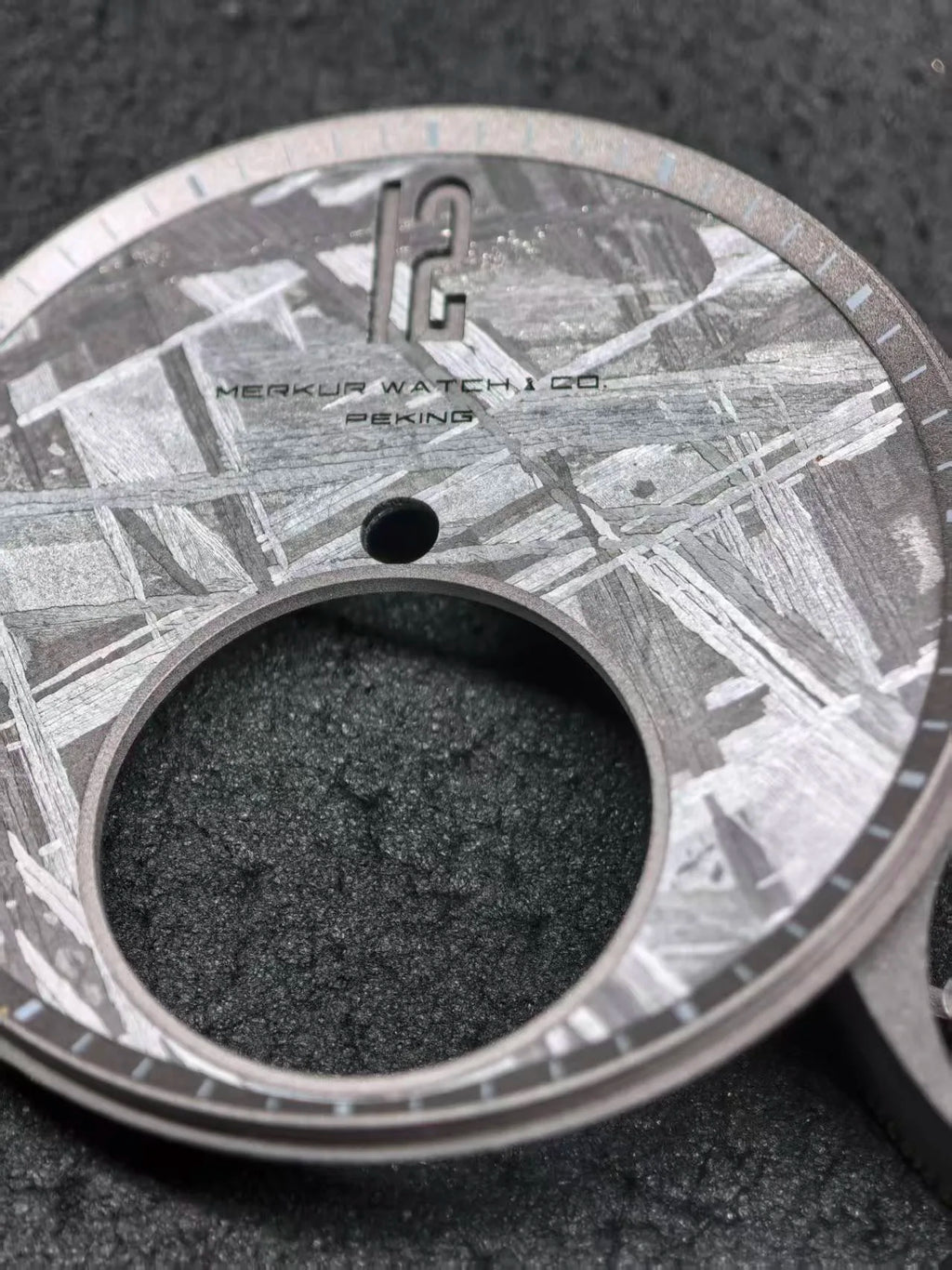 Iron Meteorite Tourbillon Sapphire Watch 42mm | Vexaroa