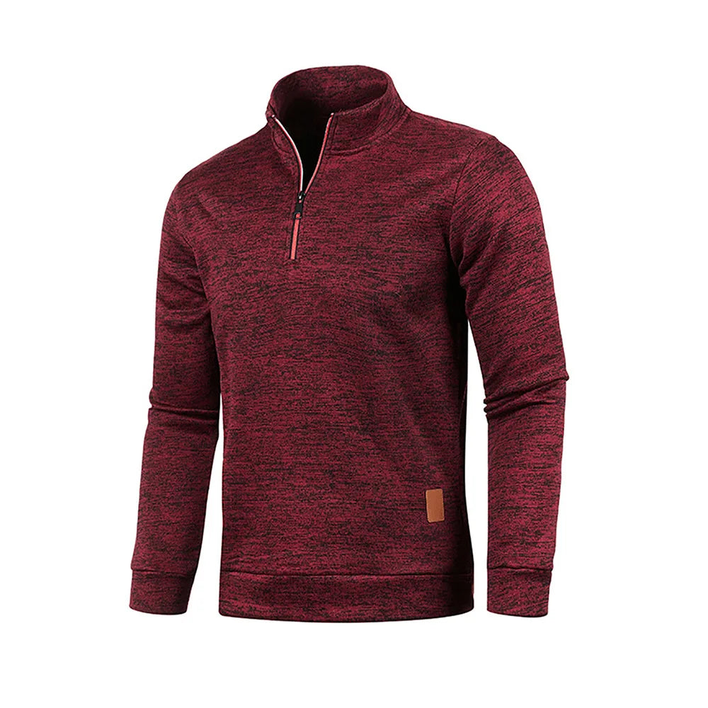 Vexaroa Men's Half-Zip Mock-Neck Sweatshirt — product image 2