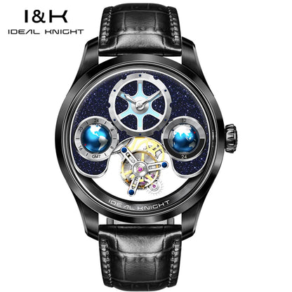 Tourbillon Watch Men 43mm Blue | Vexaro