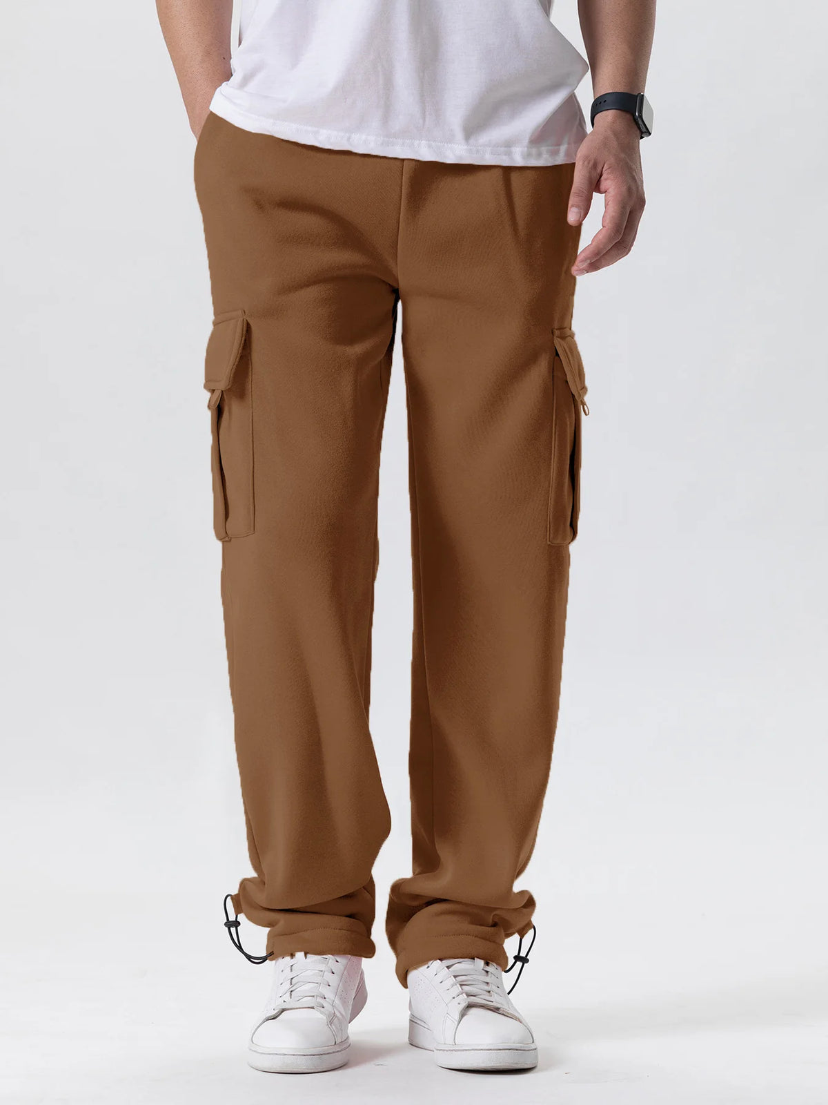 Vexaroa Men's Straight Jogger Sweatpants Multi-Pocket