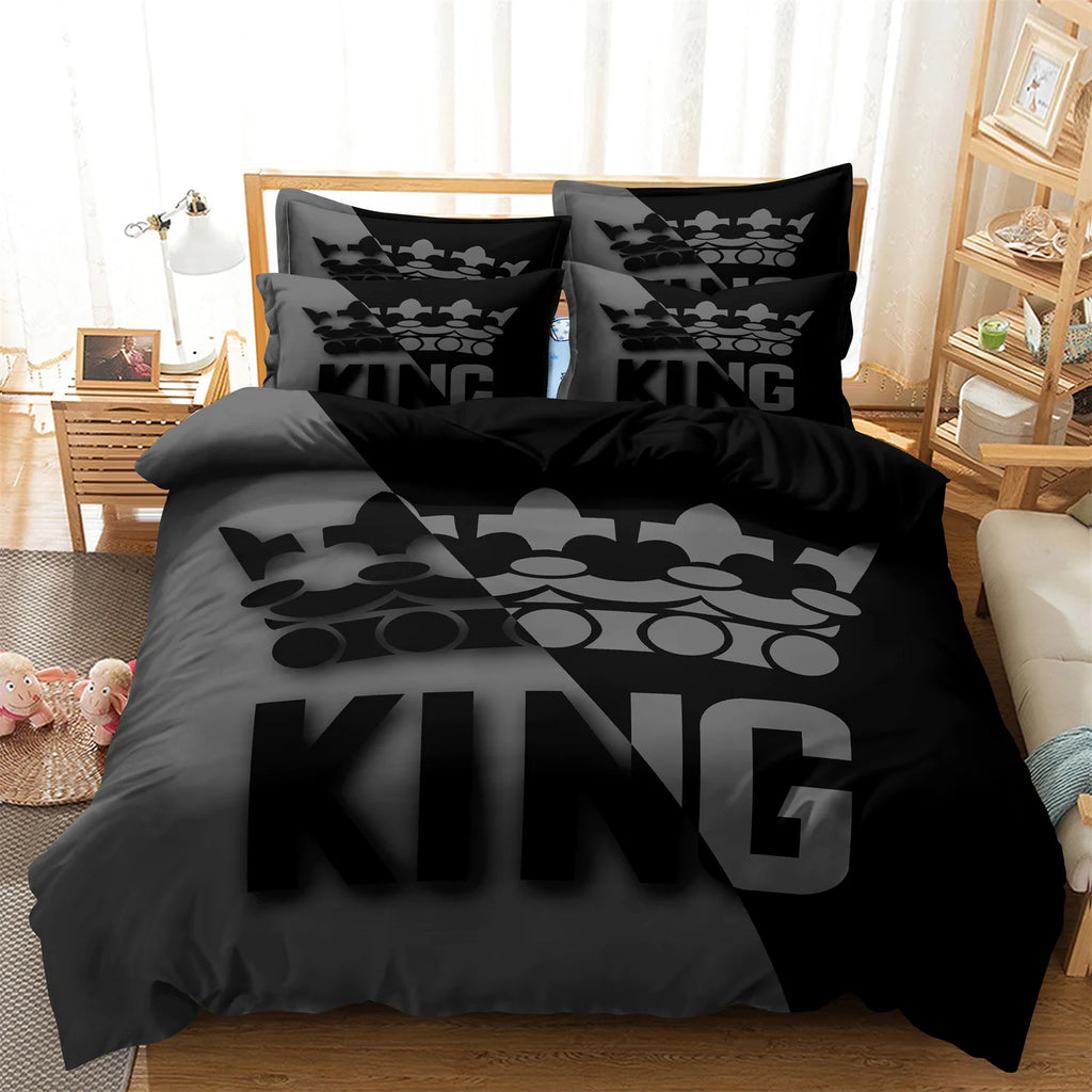 Vexaroa 3-Piece King and Queen Duvet Cover Set