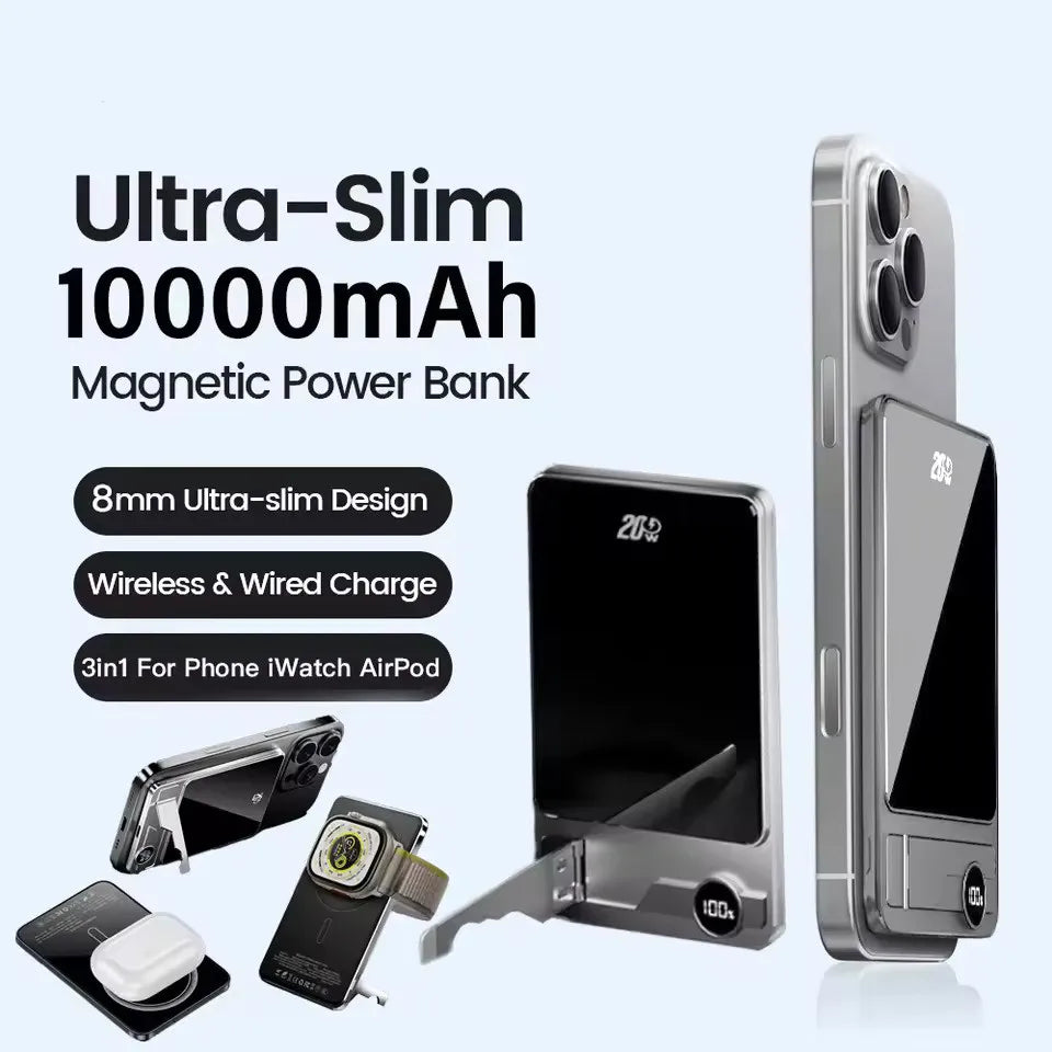 Vexaroa ultra-thin magnetic wireless power bank — product image 1