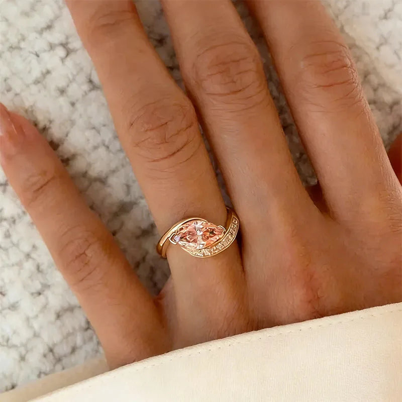 Vexaroa 1.5ct Marquise Pink Lab Diamond Ring - product image 4
