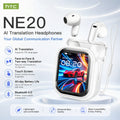 Vexaroa NE20 AI Translator Earbuds – Smart Touch LED, Bluetooth 6.0