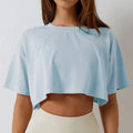 Vexaroa Womens Cotton Fitness Crop T-Shirt product photo, view 38