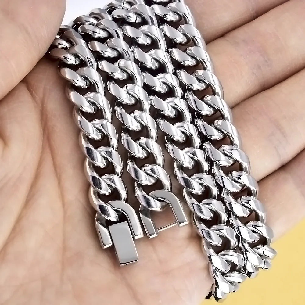Vexaroa Double Cuban Link Chain Necklace — Vexaroa product image 1