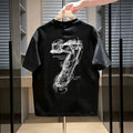 Vexaroa Men's 5XL Letter Print Cotton T-Shirt product image 15 | Vexaroa