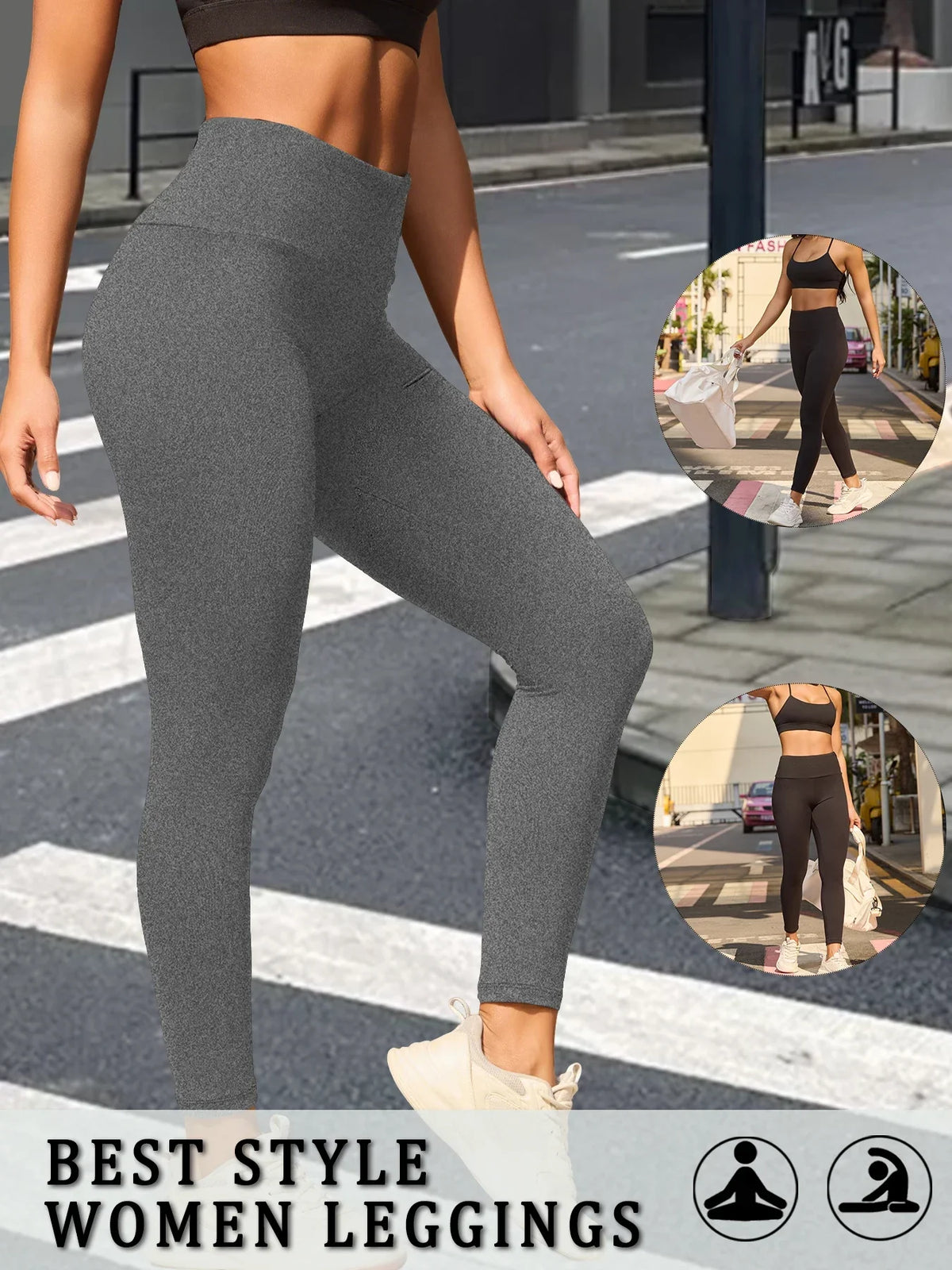 Vexaroa Super Soft High-Waist Tummy Control Leggings