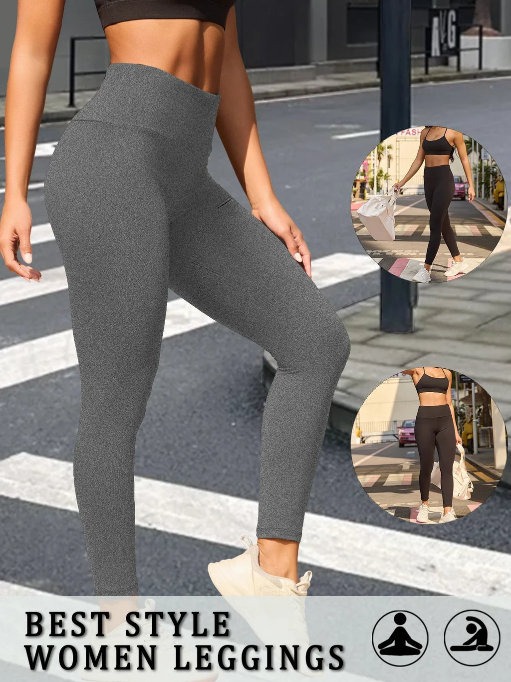 Vexaroa Super Soft High-Waist Tummy Control Leggings