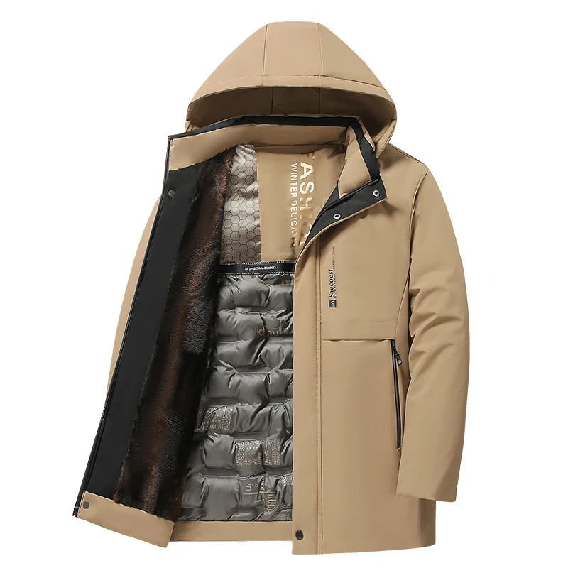 Winter Outdoor Leisure Fishing Windproof Warm Parker Cotton Jacket Comfortable Fashionable Versatile High-quality Padded Jacket