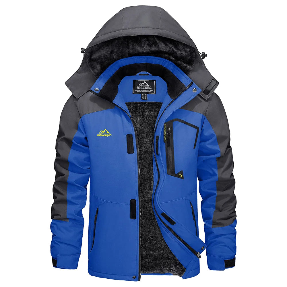 Vexaroa Men's Fleece-Lined Ski and Hiking Jacket