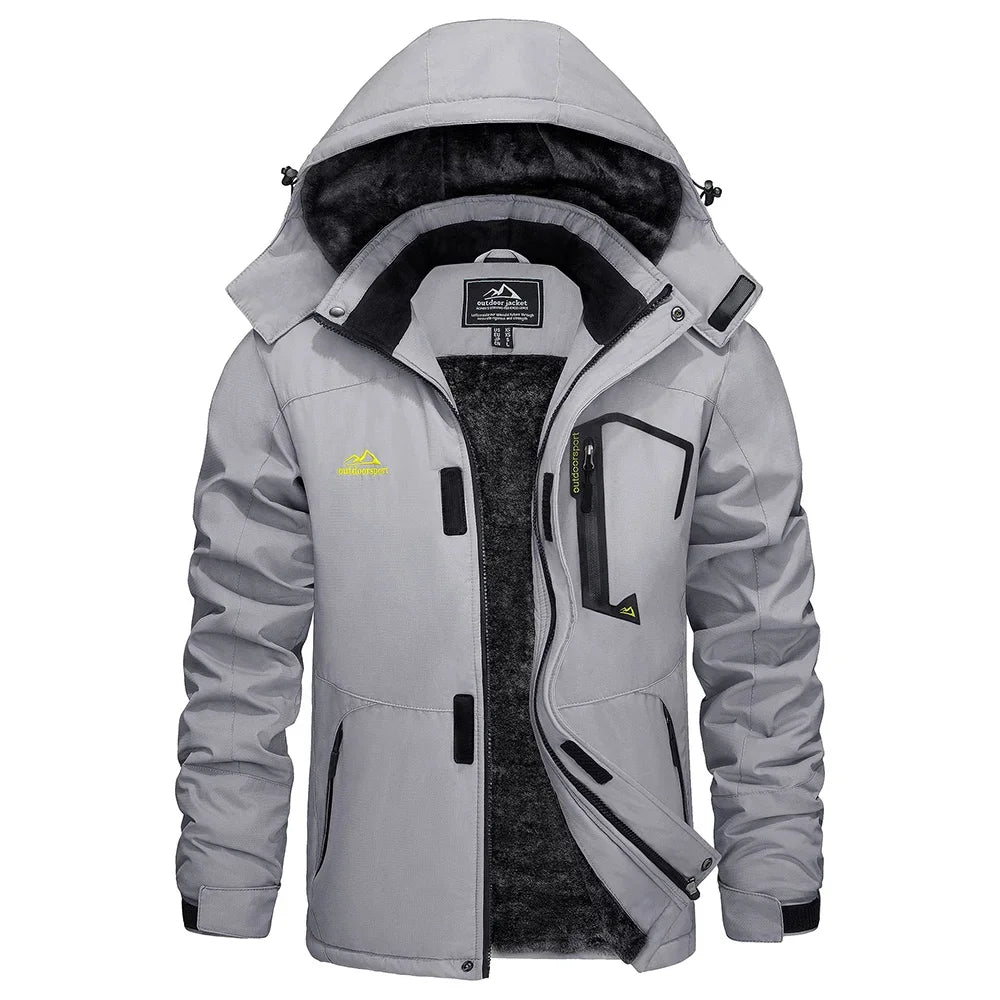 Vexaroa Men's Fleece-Lined Ski and Hiking Jacket