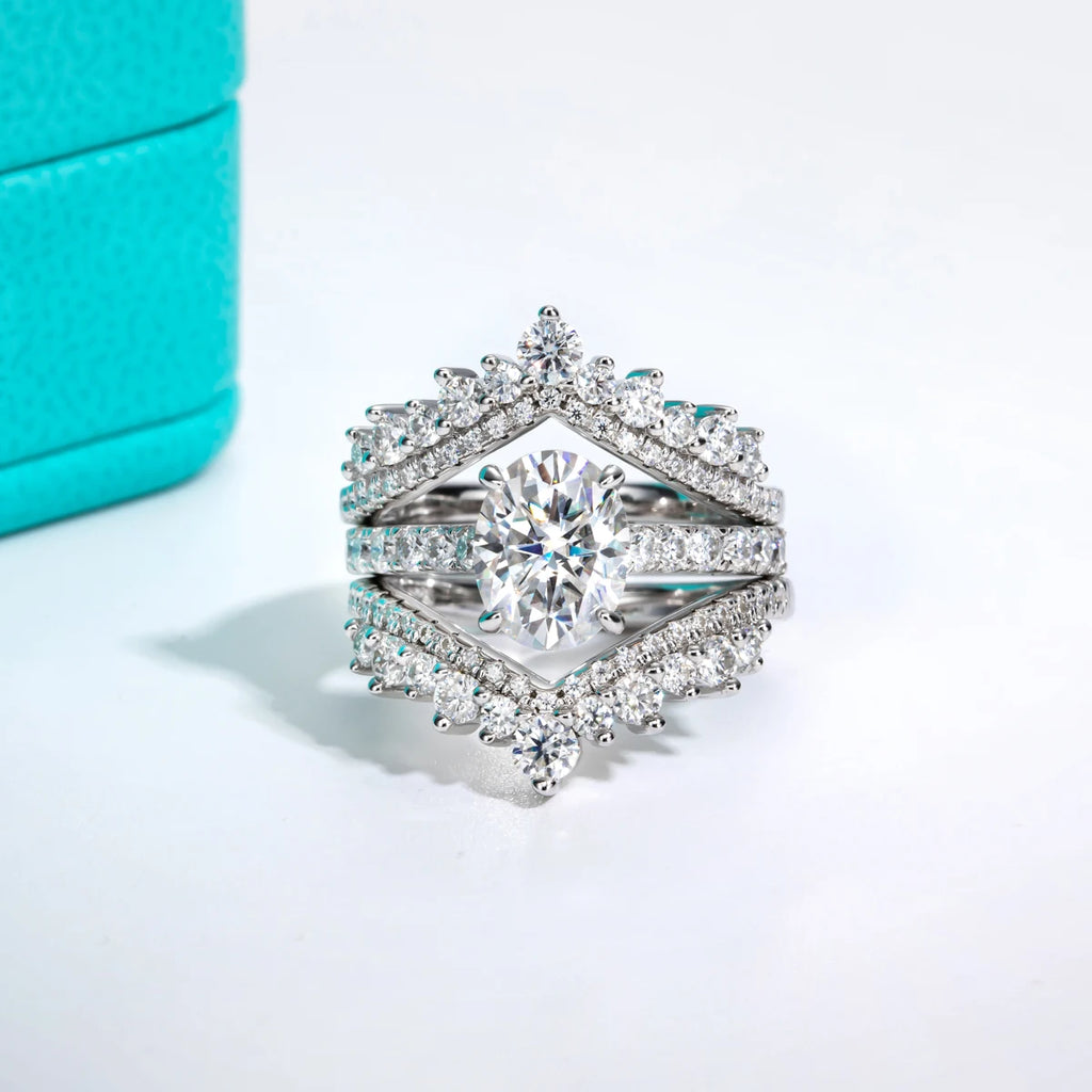 Vexaroa 2ct Oval D-Colour Moissanite Ring - product image 5