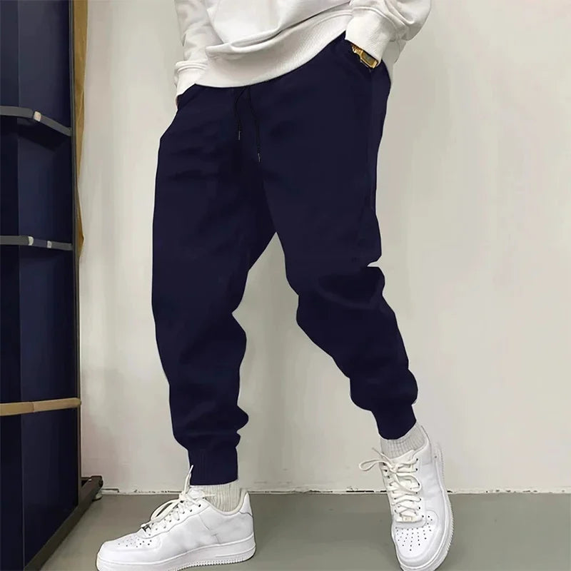Vexaroa Men's Solid Casual Jogger Sweatpants Sporty Fit