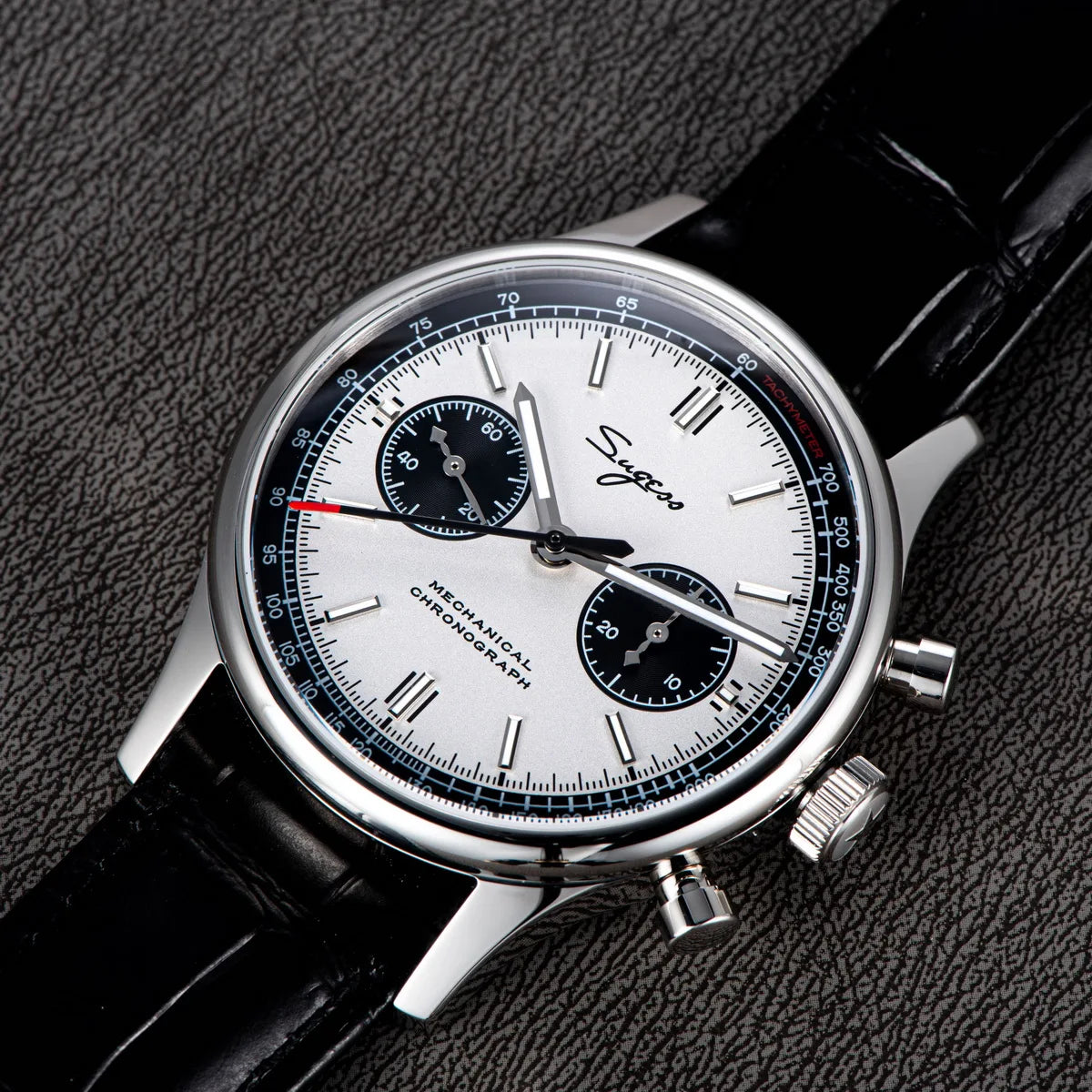 Vexaroa Pilot Chronograph Watch Seagull ST1901 Panda