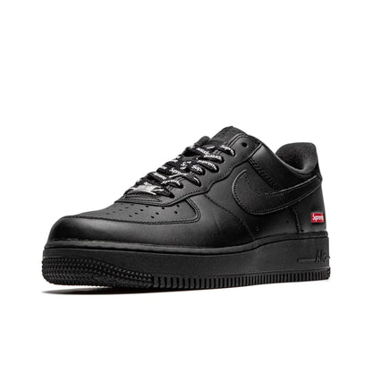 Nike x Supreme Air Force 1 Box Logo Fashion Low top Skateboard Shoes Unisex Black CU9225-001