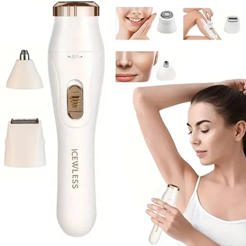 Vexaroa 3-in-1 USB Rechargeable Electric Hair Removal Set