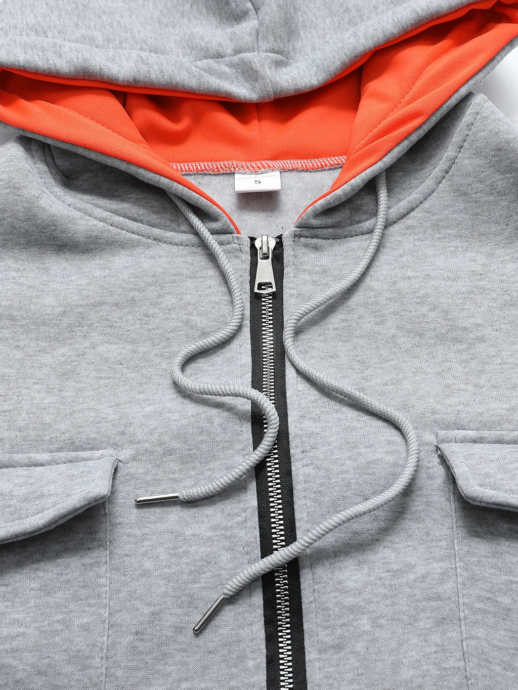 Vexaroa Men's Velvet Multi-Pocket Zip Hoodie — product image 3