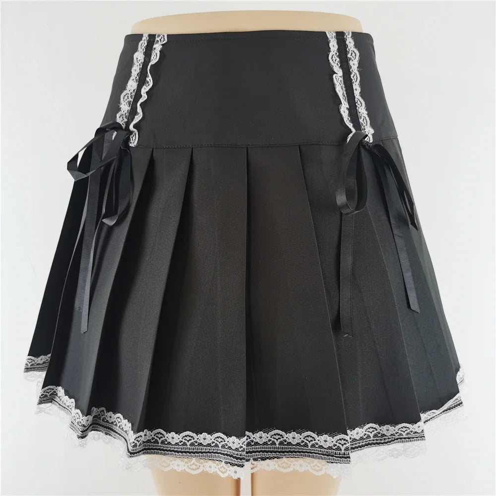 Vexaroa Mini Skirt – Bandage High Waist Streetwear