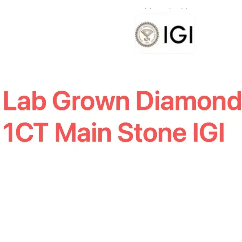 Vexaroa 2ct Oval Lab-Grown Diamond Ring, 14K Gold