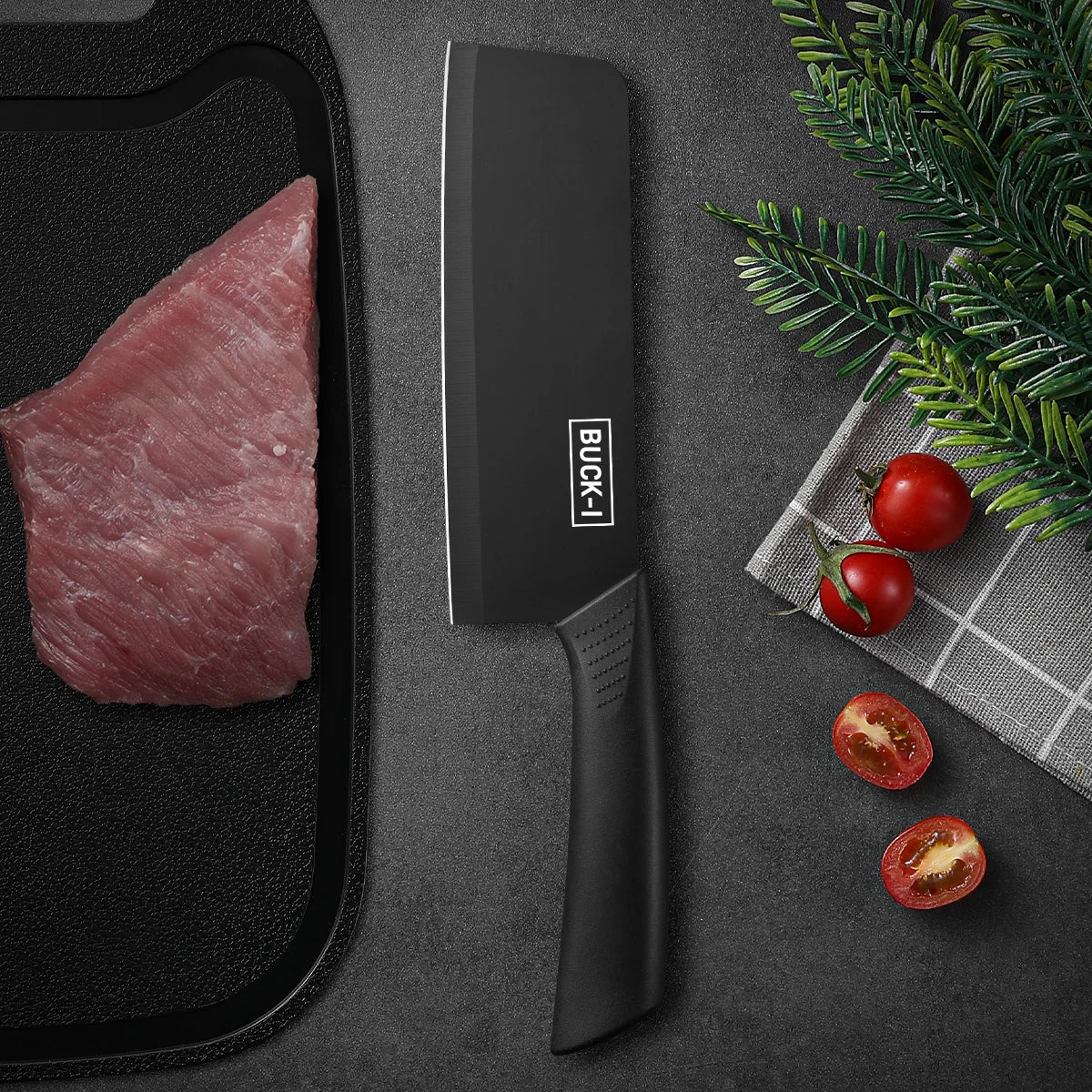 Vexaroa Kitchen Knife Set with Storage Block