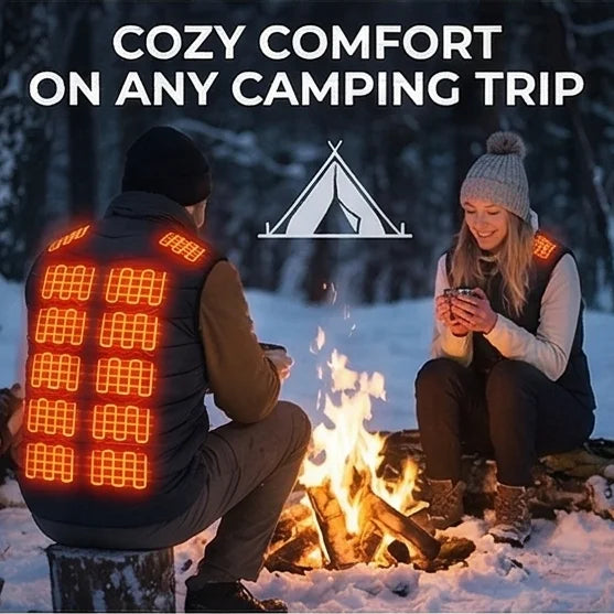 Vexaroa 25-Zone Heated Vest with USB Port